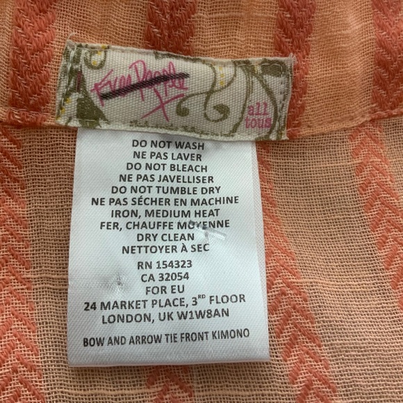 🆕Free People Tie Front Kimono - Picture 5 of 6